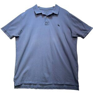 Eddie Bauer Men's Classic Polo Shirt Short Sleeve Size XL Blue Stretch Casual